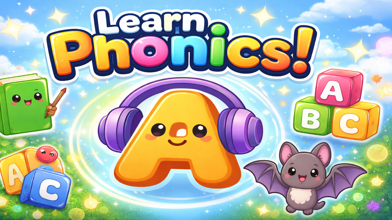 Phonics for Kids YouTube short thumbnail